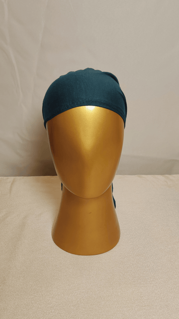 Plain Tie Back Cap  - Deep Ocean